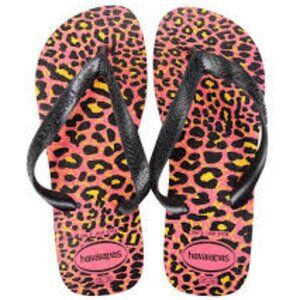 Havaianas Leopard Print Flip Flops